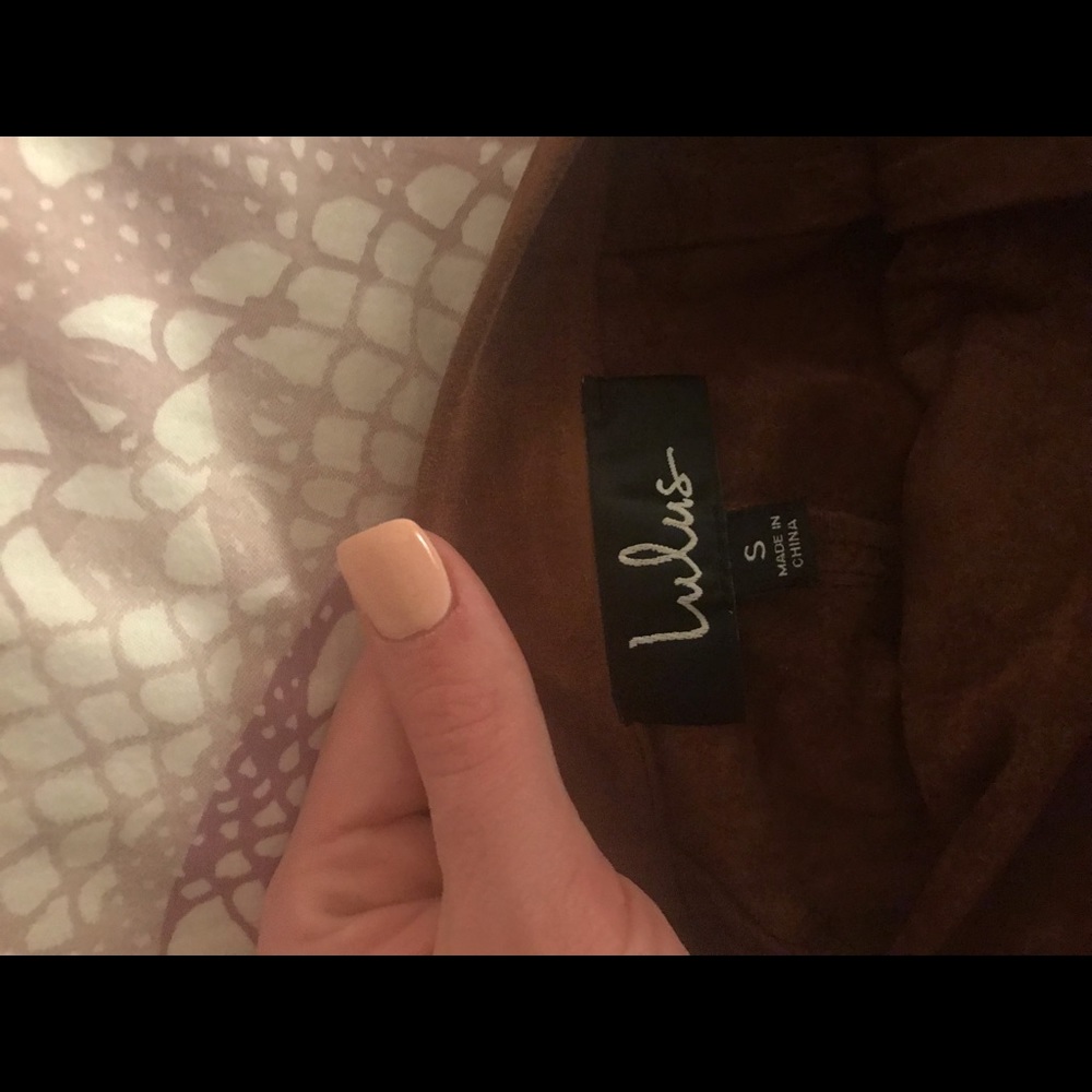 Lulus suede wrap skirt - Picture 5 of 5